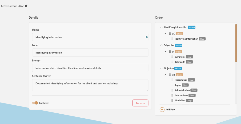 format editor